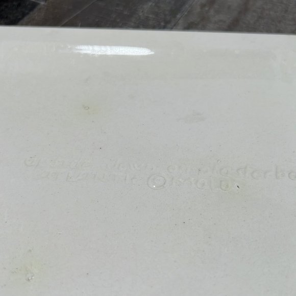 Vintage Atlantic Mold Co Ceramic Hanging Cutting Board Apple Pie Recipe - Picture 6 of 6